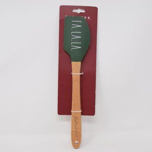 Rae Dunn Fa La La Spatula Bakeware Baking Green Christmas Cheer New Meal Prep